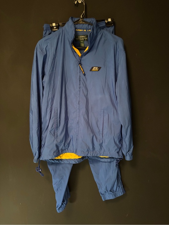 Lauren Ralph Lauren Pants - Vintage Lauren Ralph Lauren TRL Blue & Yellow Tracksuit Set-PS